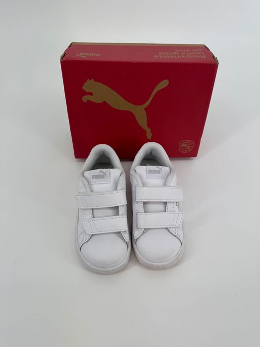 Puma sneakersy dziecięce 25 białe buciki tenisówki na rzep