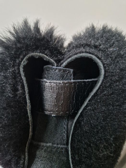 Zimowe buty damskie,  skórzane Zippyboot 39. Kozaki na koturnie