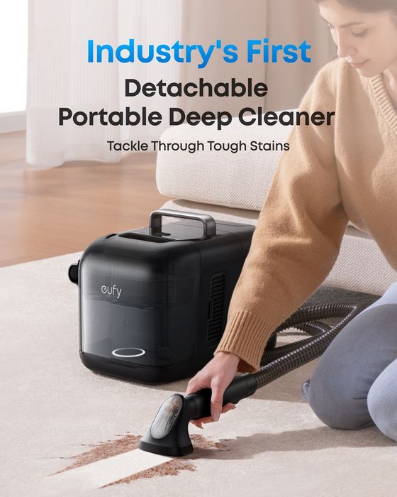 Робот-пилосос з вологим прибиранням Eufy Omni E28 Black