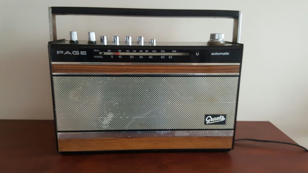 Stare radio PAGE GRAETS lata 80 sprawne