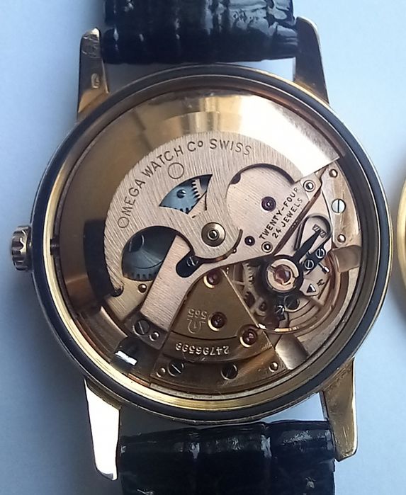 Relógio Omega Seamaster Automatico. 18 kilates ouro maciço.