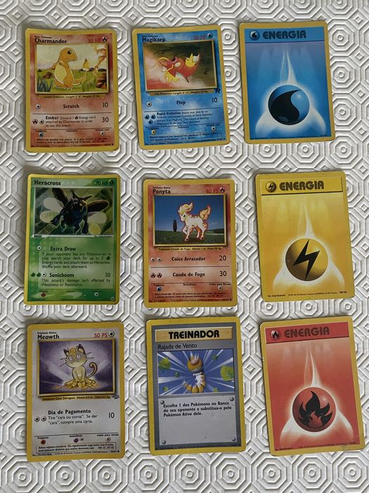 Vendo várias cartas Pokémon
