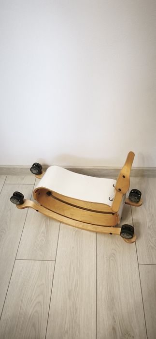 Drewniany jeździk Wishbone Flip 3w1 bujak, pchacz
