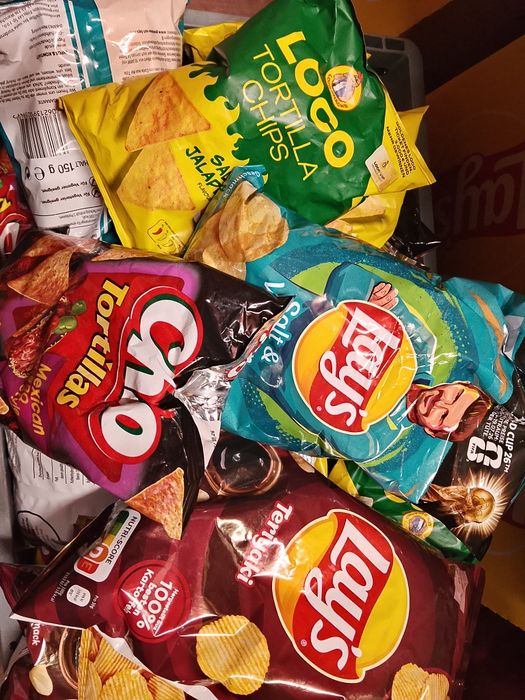 25x chipsy różne smaki mix