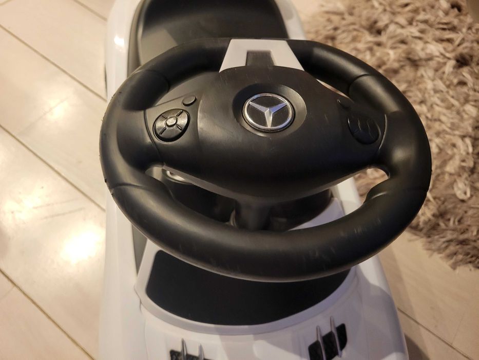 Jeździk Pchacz Chodzik dla dzieci Mercedes C-Class Schowek Dźwięk