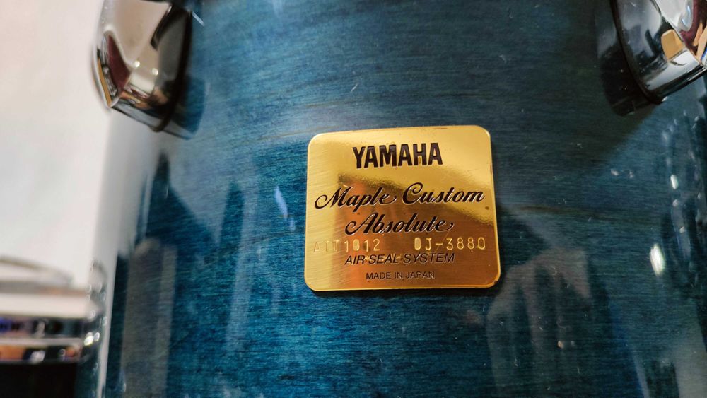 Yamaha Maple Custom Absolute Sea Blue 10,12,14,22" Made in Japan