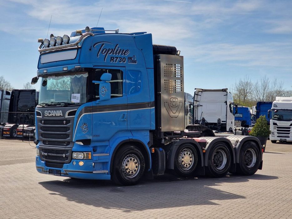 C.  Siodlowy Scania R730 , 8x4 Gabaryty DMC 150 T , 470 000 Przebiegu