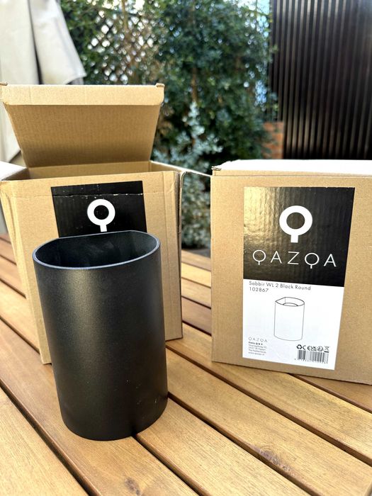 Apliques novos Qazqa Sabbir WL 2 (preto, redondo) / wall lights NEW
