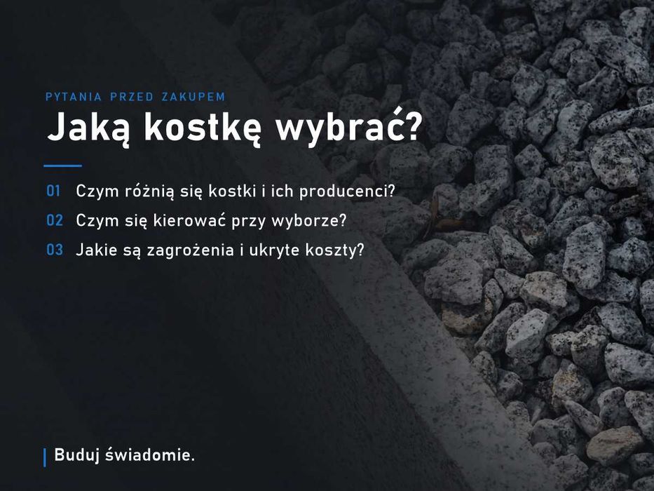Układanie kostki brukowej doradztwo, dobór materiału, sprawdzenie oferty wykonawców