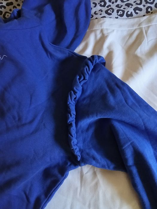 Cropped Sweatshirt Cobalto Karl Lagerfeld