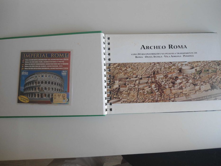 Archeo Roma reconstruída com película transparente