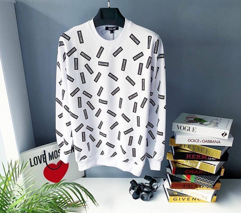 MOSCHINO мужской брендовый свитшот кофта реглан батник мужской