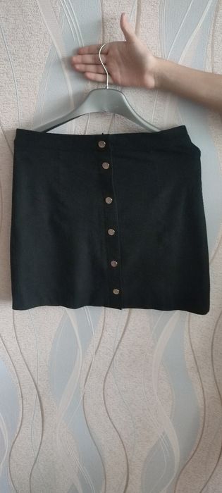 Замшева спідниця