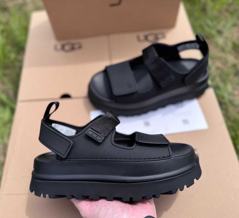 Босоножки / Босоніжки UGG Goldenglow Sandals Black Оригінал / Угг Сандалі / Уггі / Угги /Уги