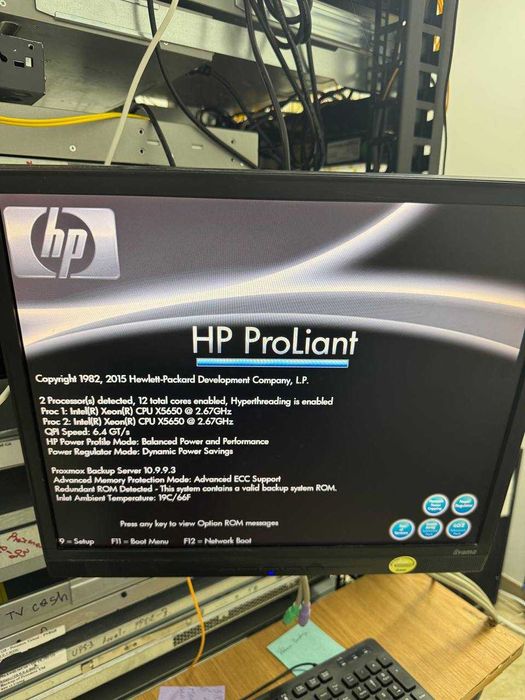 Сервер HP ProLiant DL380 G6 — 2×Xeon X5650 / 56 ГБ ECC RAM