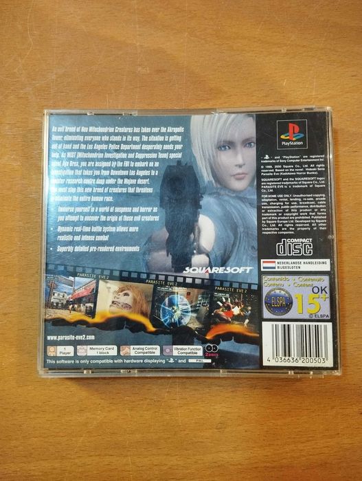 Jogo PS1 - Parasite Eve II