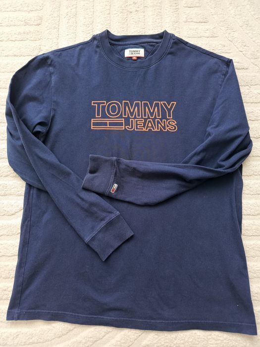 Tommy Jeans oryginalna bluza regular fit rozm.M granatowa