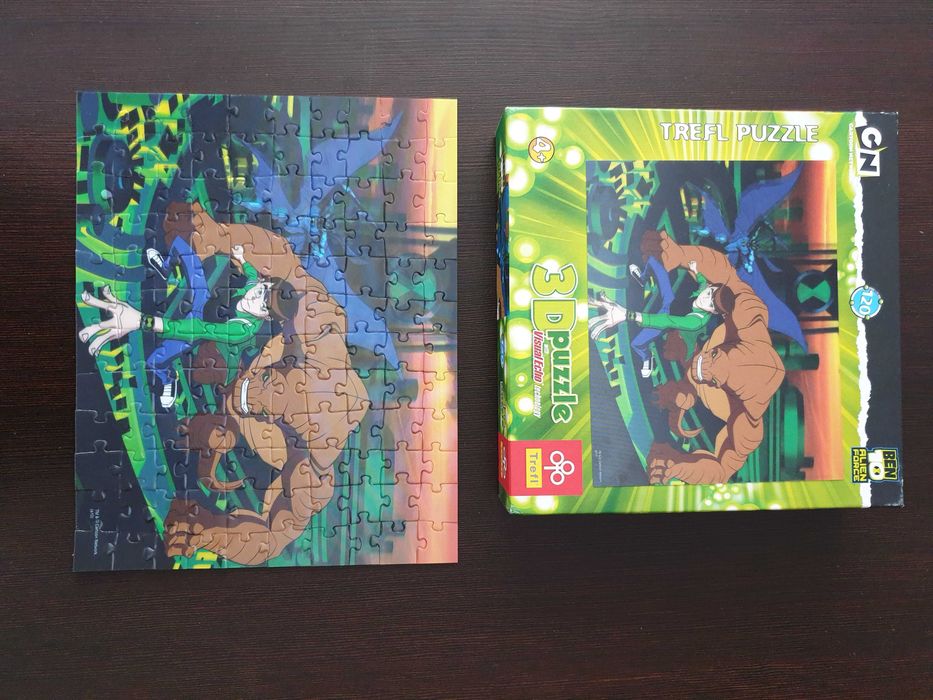 Puzzle 3D Trefl Ben 10 w akcji 120 elementów