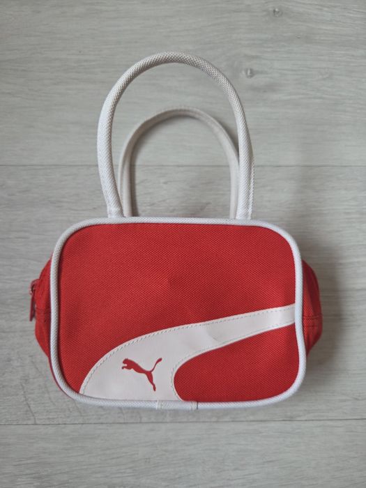 Vintage PUMA Mini Bag / Kosmetyczka Y2K Retro Red