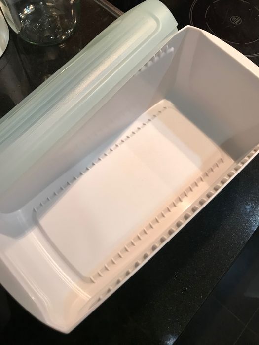 Caixa de tostas / pão Tupperware NOVA