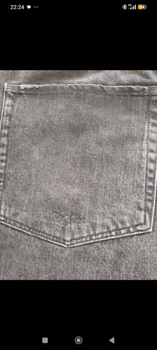 Pull&Bear super baggy distressed black jeans