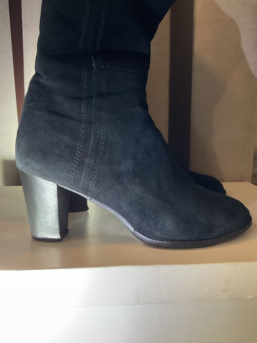 Чобітки жіночі зимові замшеві Renzoni сапожки 40 розмір