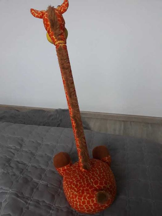 pluszak duża maskotka żyrafa głowa na magnes