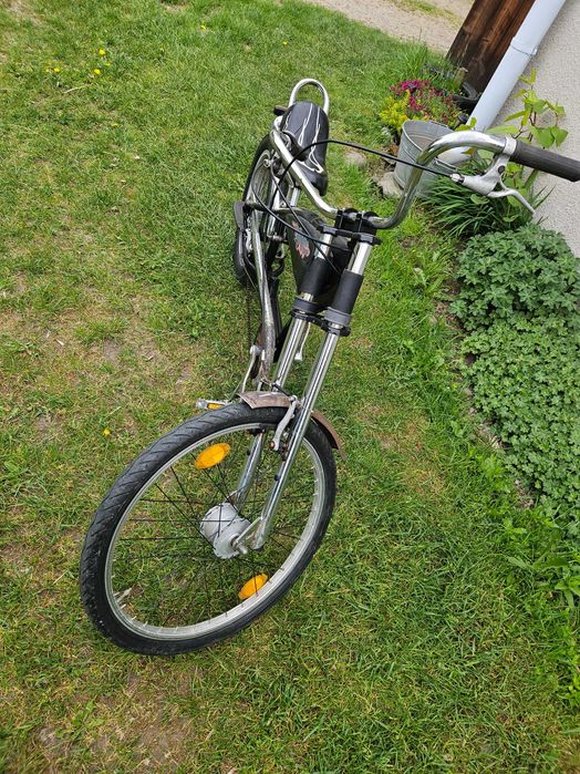 Rower chopper z biegami