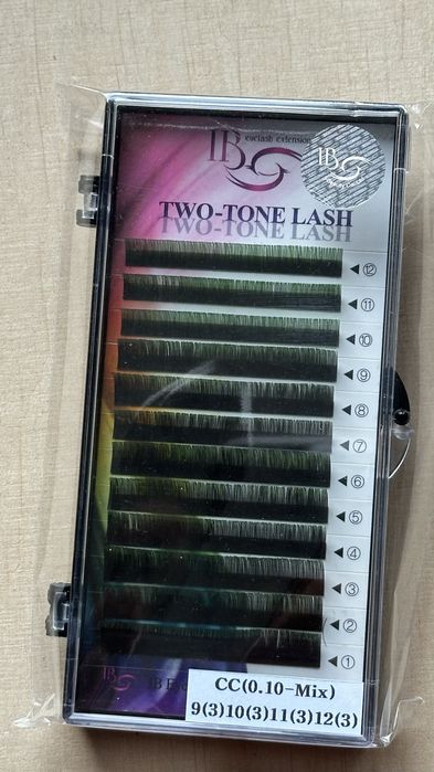 Кольорові вії для нарощування | MIX | розпродаж матеріалів