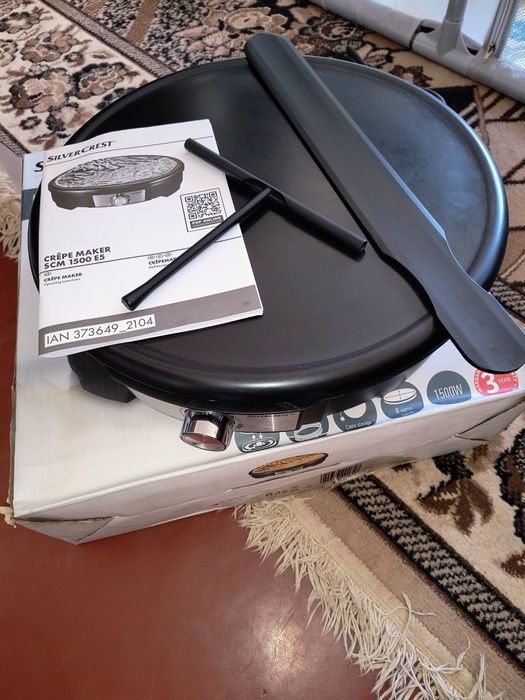 Млинниця SilverCrest Crepe Maker 1500W 34 см Нова