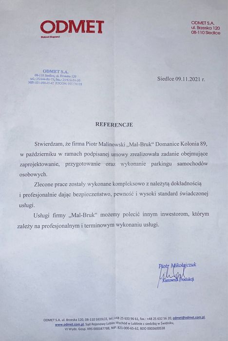 Ukladanie kostki brukowej przemysłowej / System 3D