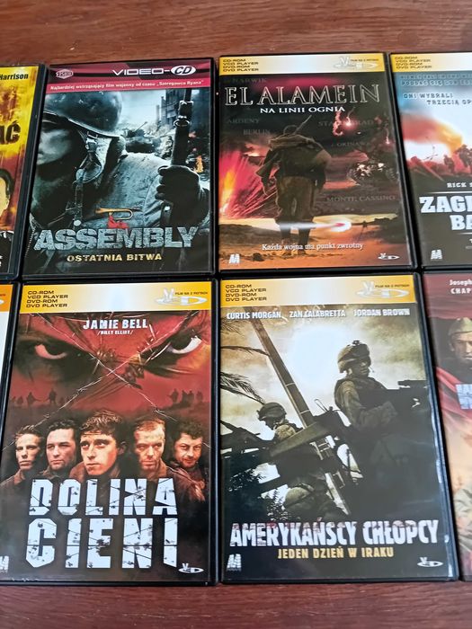 Kino wojenne DVD - PL 11 sztuk