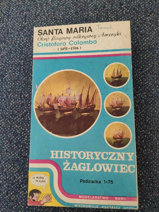 Zestaw modelarski drewniany Santa Maria