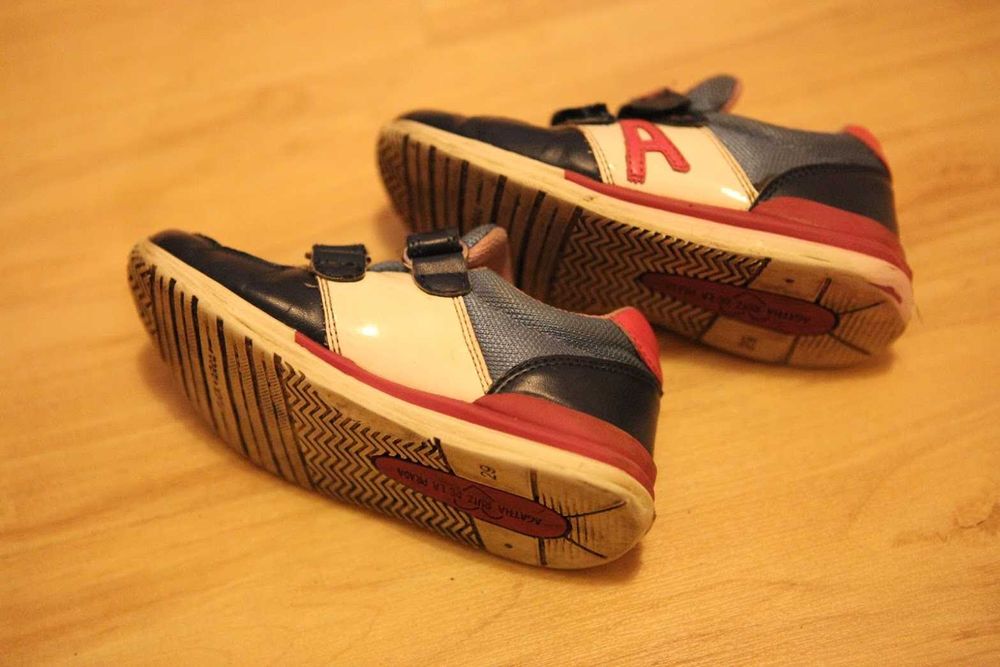 Agatha Lois de La Prada buty skórzane dla dziewczynki adidasy 29
