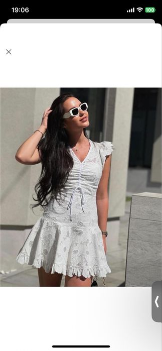 Плаття sandro біле