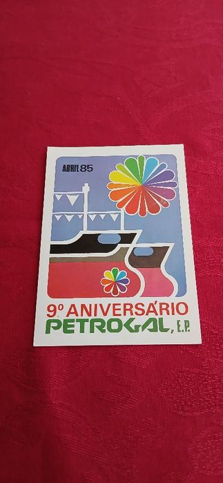 Calendário Petrogal 1985/1986