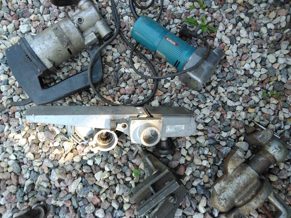 bosch szlifierka nożyce do blachy młot udarowy wiertnica celma hebel kozioł z rolka do belek