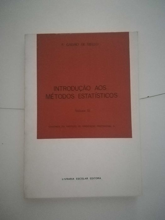 livro -  Introdução aos métodos estatísticos. II Volume