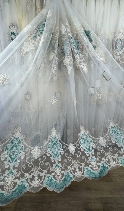 Тюль бархат класична штори в зал блекаут сітка мікровелюр софт