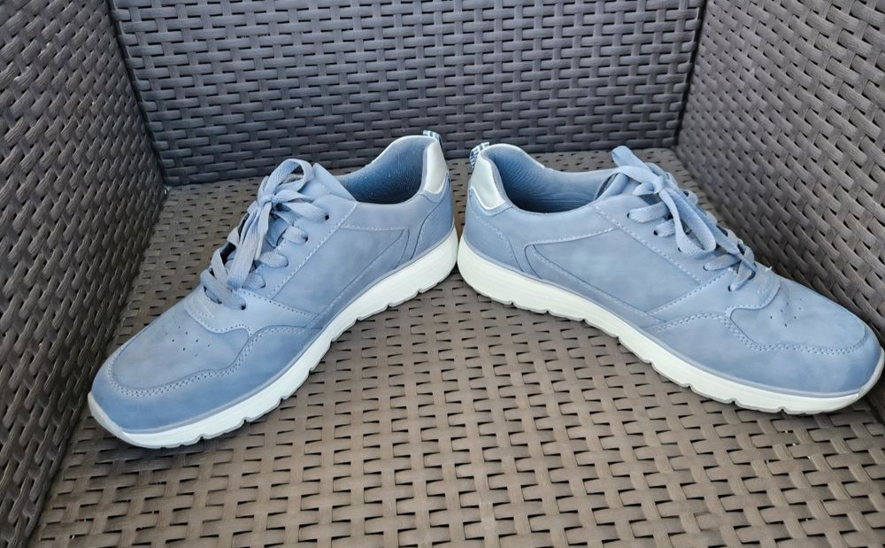 Niebieskie sneakersy damskie Graceland