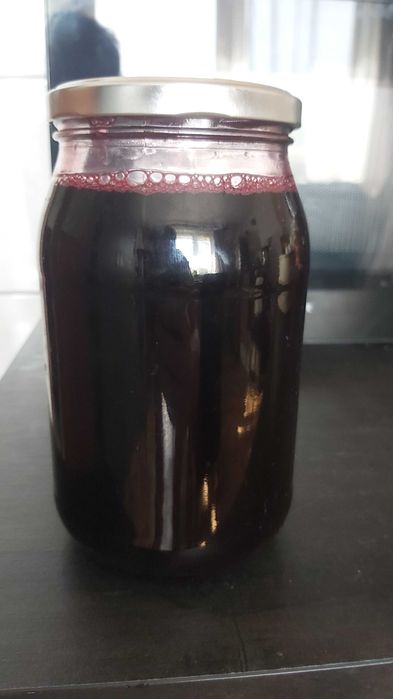 Sok z czarnego bzu słoik 900ml. Czarny bez