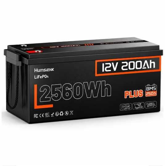 LiFePO4 12V/160Ah 150A BMS акумулятор Humsienk Інвертор Комплект резервного живлення АКБ Инвертор