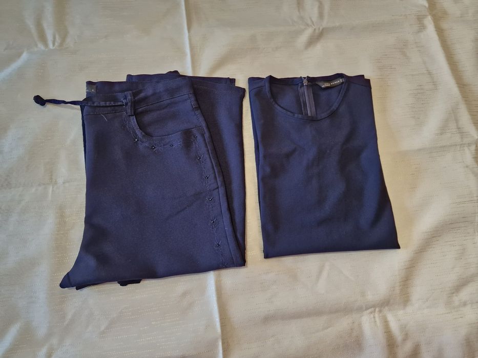 Calças e blusa para mulher, tamanho XS e S  marca Zara