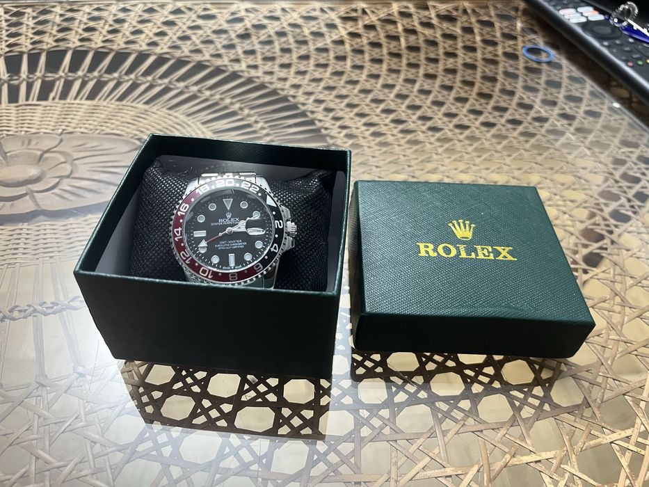 Zegarek rolexo srebny