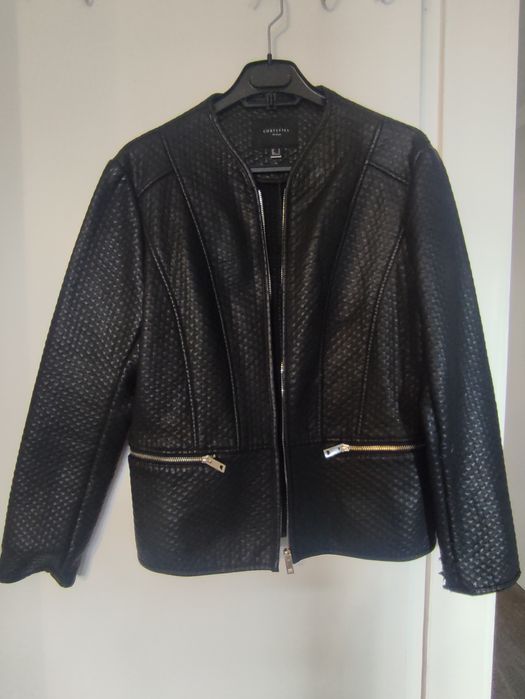 Casaco de pele sintética Cortefiel