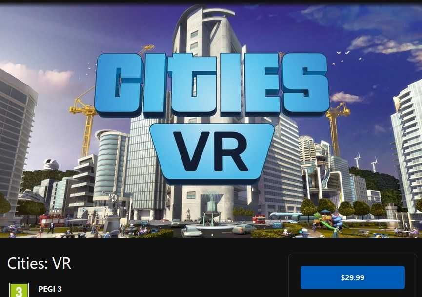 Gry Oculus Meta Quest 2 / 3 - Cities: VR