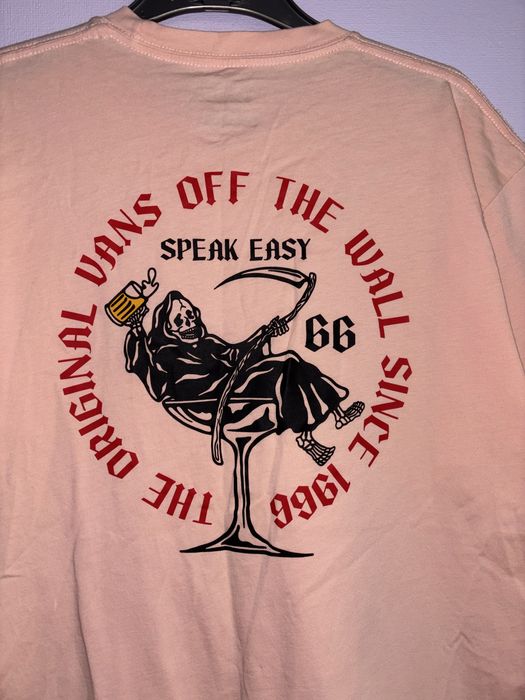 Футболка Vans персиковая