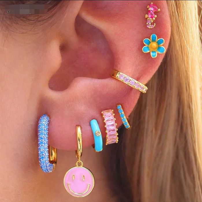 Brincos em prata esterlina ou aço NOVOS