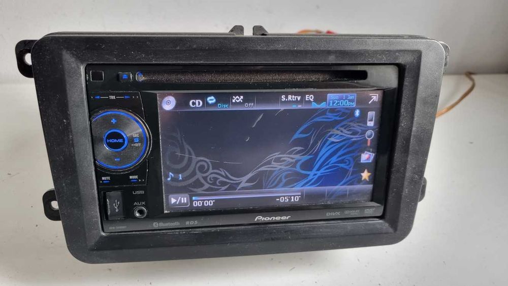 radio pioneer avh-2400bt bluetooth usb vw golf v passat b6 caddy jetta