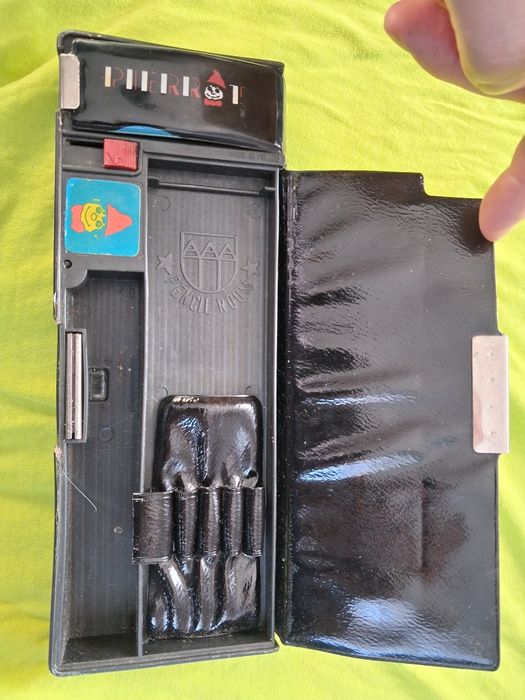 Piórnik PRL PIERROT, Made in Poland, wielofunkcyjny, używany, unikat